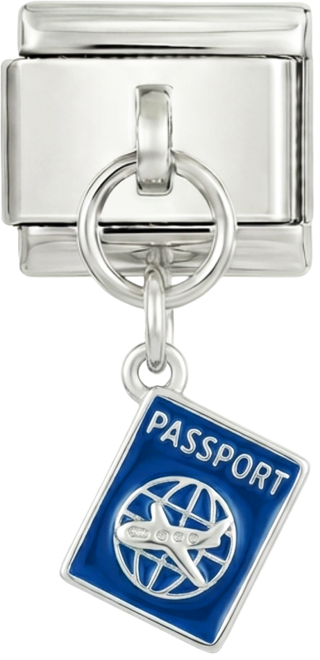 Nog toe te voegen - Blue Passport, op zilver