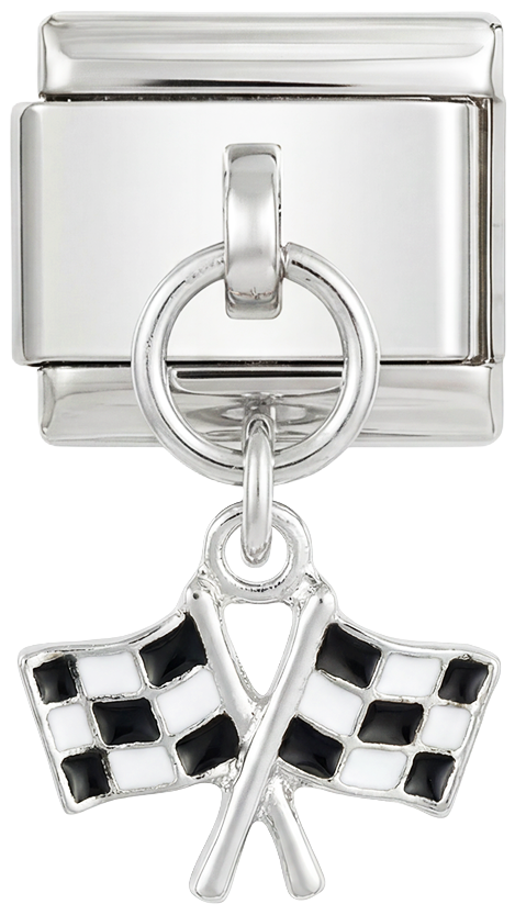 Double Racing Flags, on Silver - double-racing-flags-on-silver.png