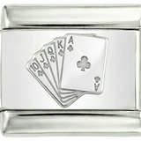 Royal Flush, on Silver