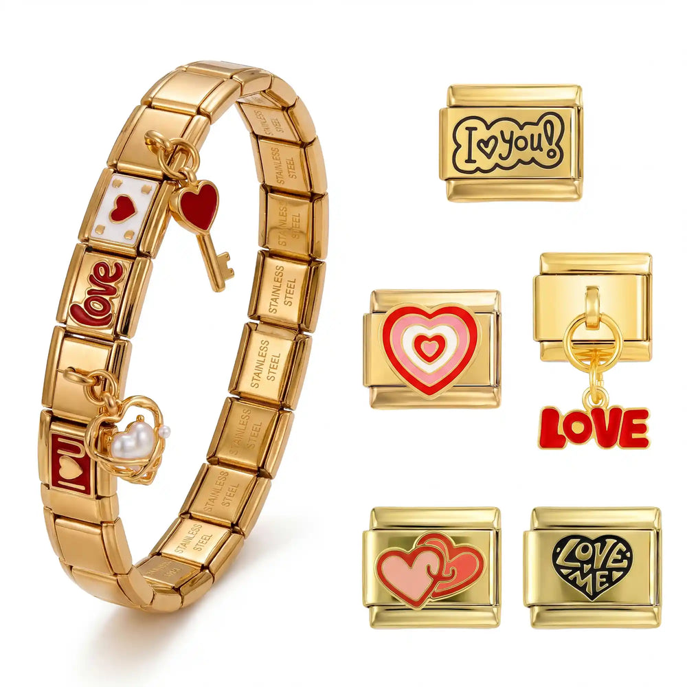 Love-set met 10 Charms