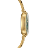 Capri – Goudkleurig met smaragdgroene wijzerplaat