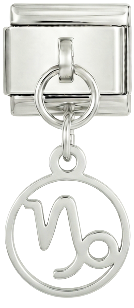 Steenbokteken, op zilver