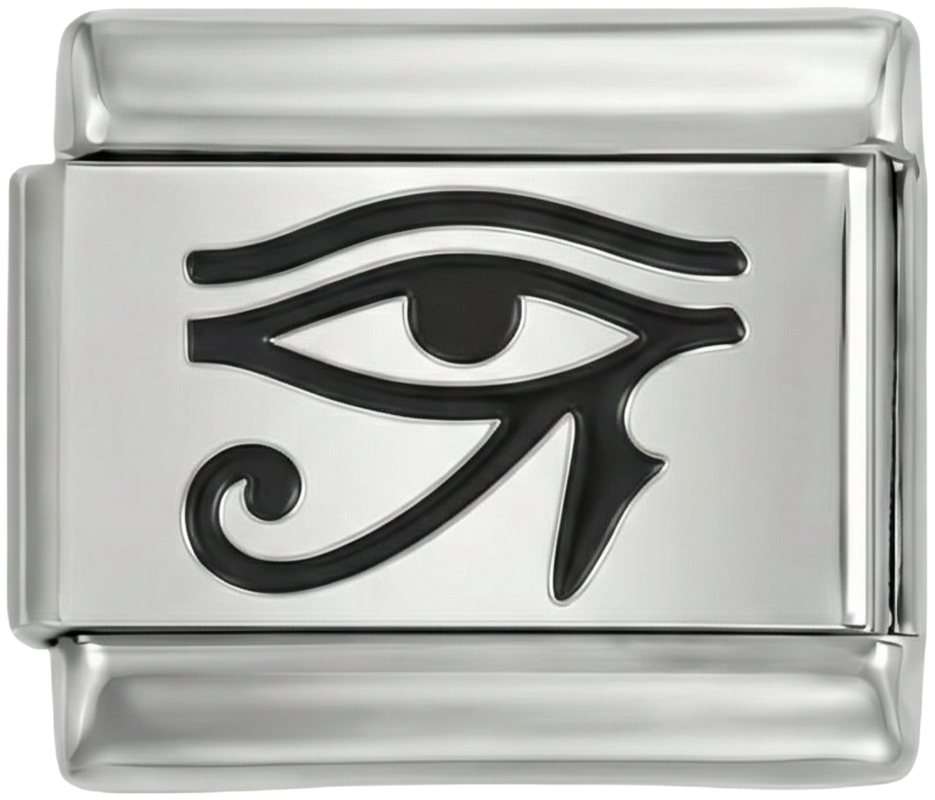 Egyptian Eye in Black, on Silver - Egyptian-Eye-in-Black-on-Silver.png