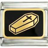 Gouden kist op zilver