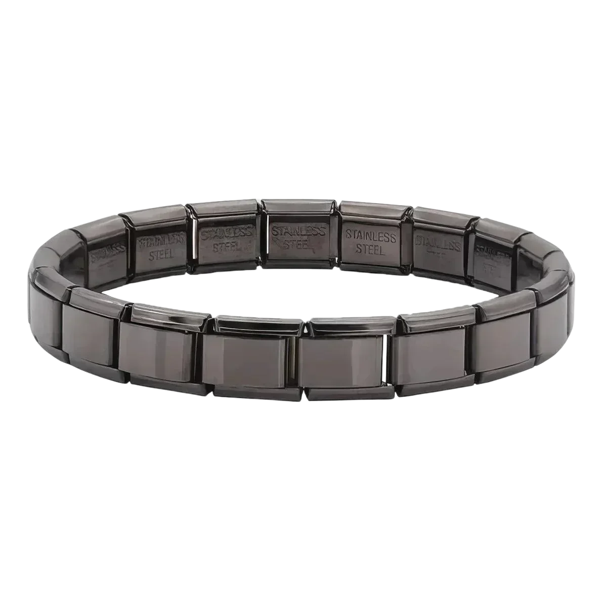 Charms-armband zwart