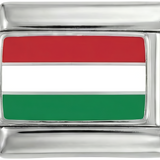Hongaarse vlag, op zilver