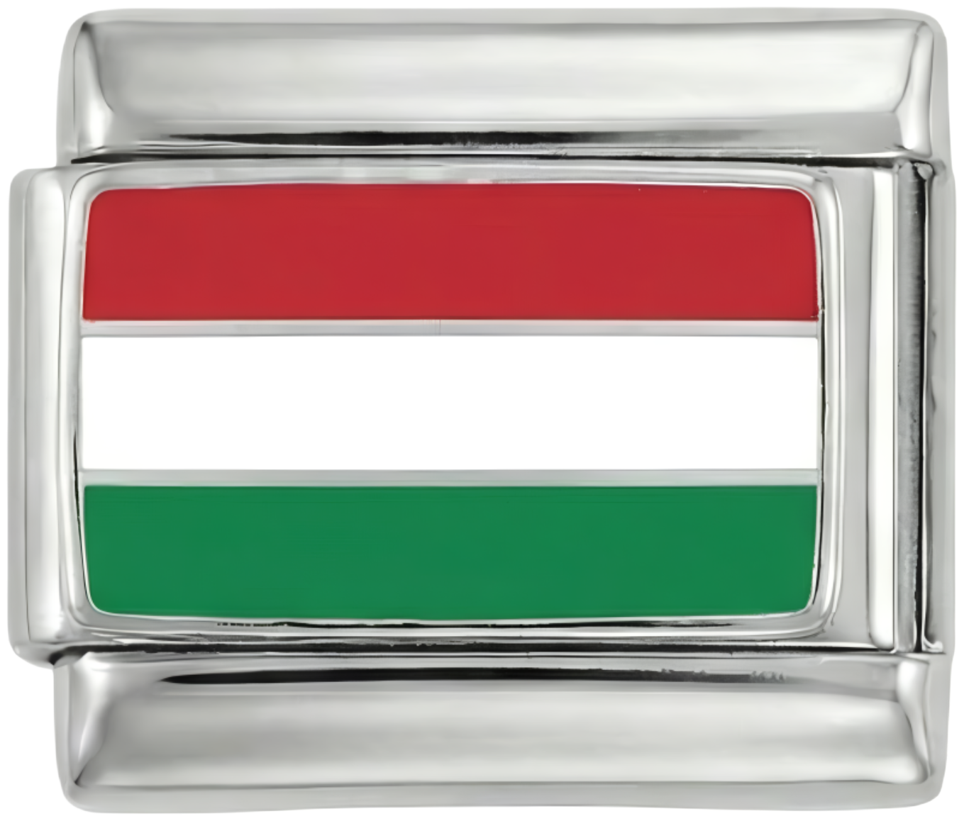 Hongaarse vlag, op zilver