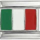 Vlag van Italië, op zilver