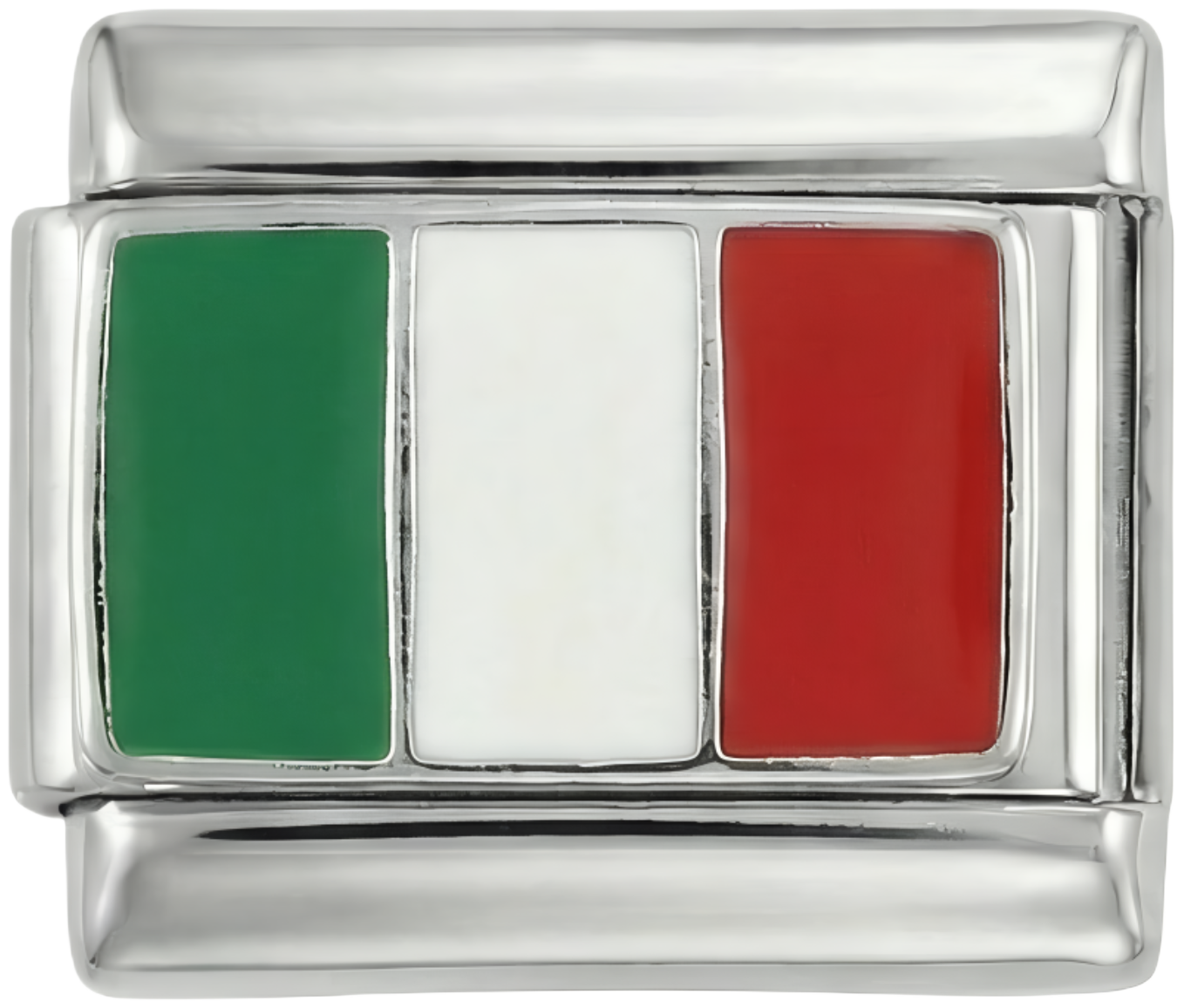 Vlag van Italië, op zilver
