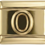 Cijfer 0 op goud