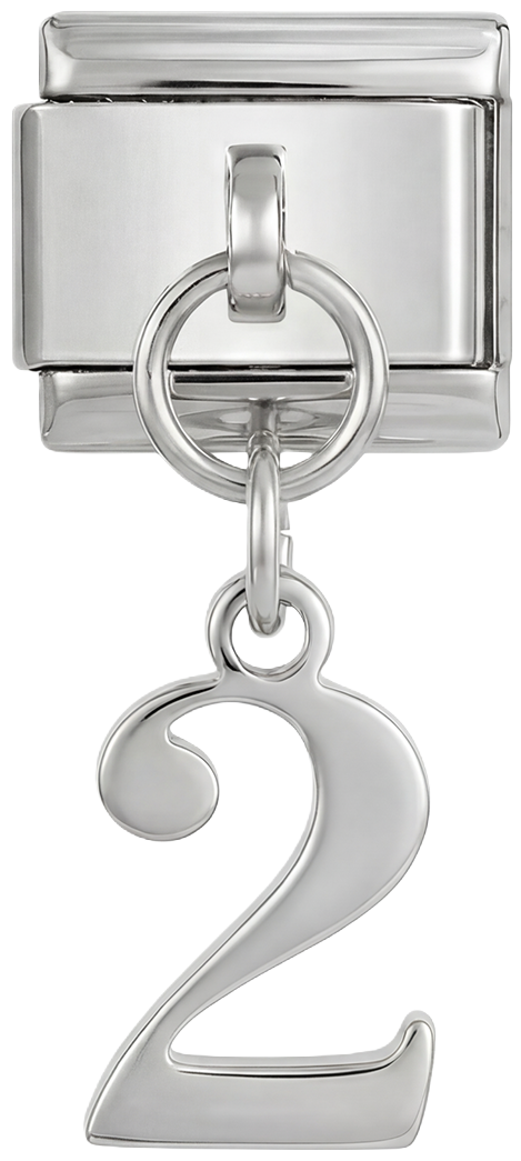 Number 2, Hanging, on Silver - number-2-hanging-on-silver.png
