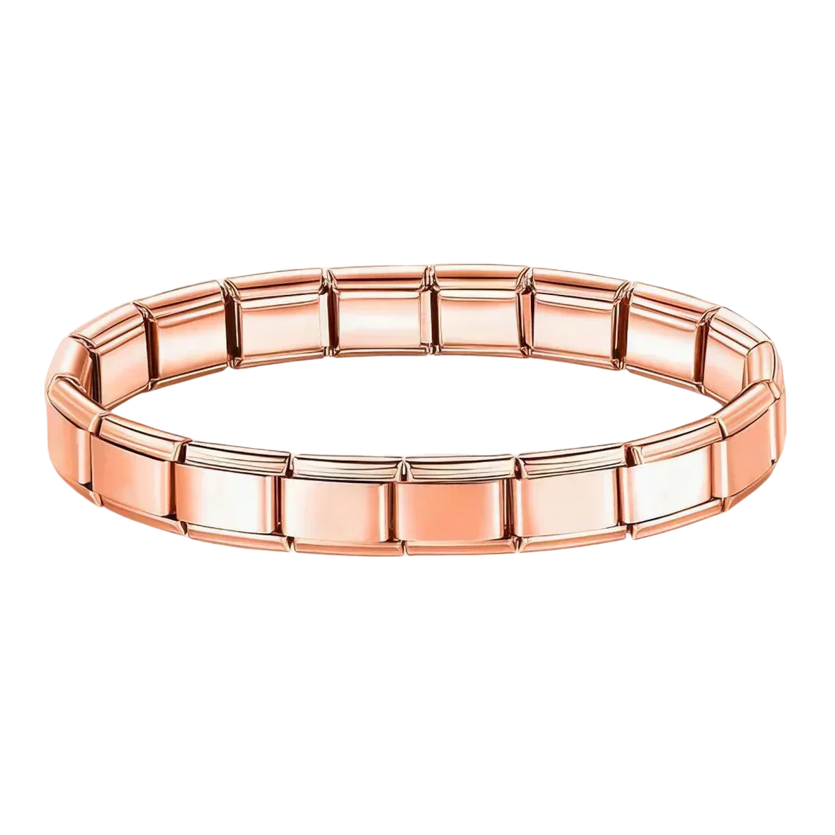 Charms-armband roségoud